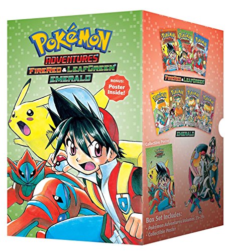 Pokémon Adventures FireRed & LeafGreen / Emerald Box Set: Includes Vols. 23-29 (Pokémon Manga Box Sets) von Simon & Schuster